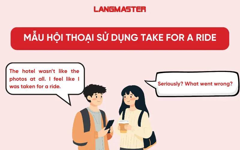 Mẫu hội thoại sử dụng Take for a ride
