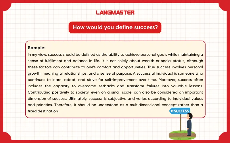 How would you define success? IELTS Speaking Part 3