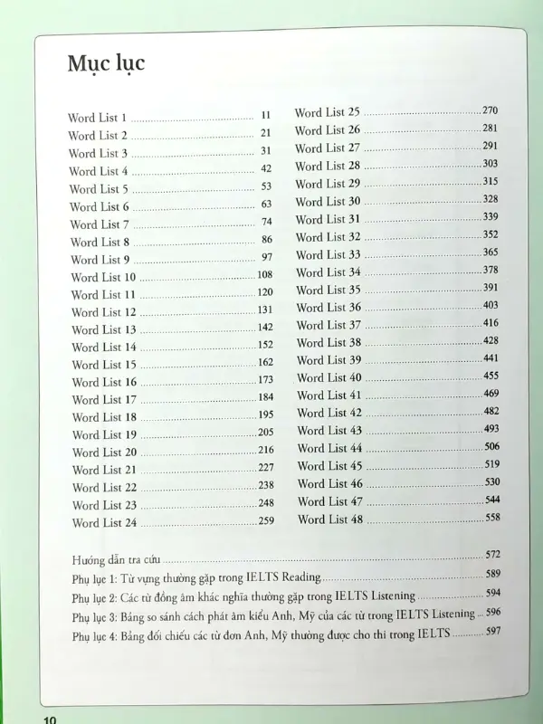 Nội dung sách Enrich Your IELTS Vocabulary