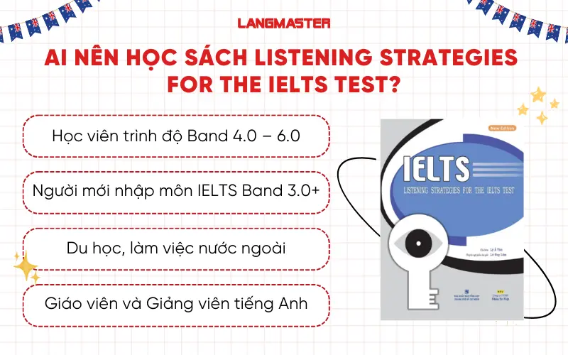 Ai nên học sách Listening Strategies for the ielts test