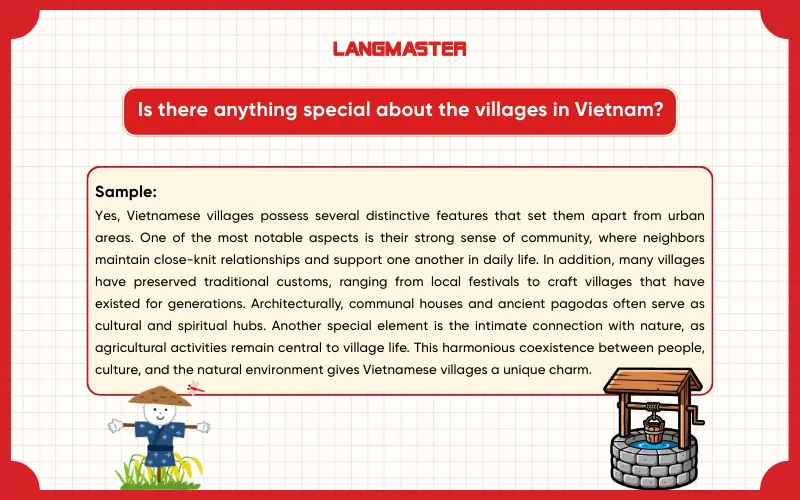 Is there anything special about the villages in Vietnam? IELTS Speaking Part 3