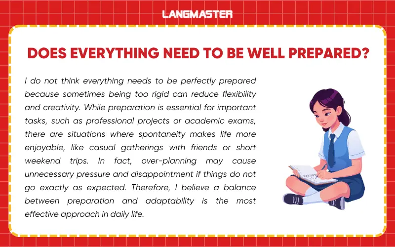 Đề thi và bài mẫu IELTS Speaking part 3