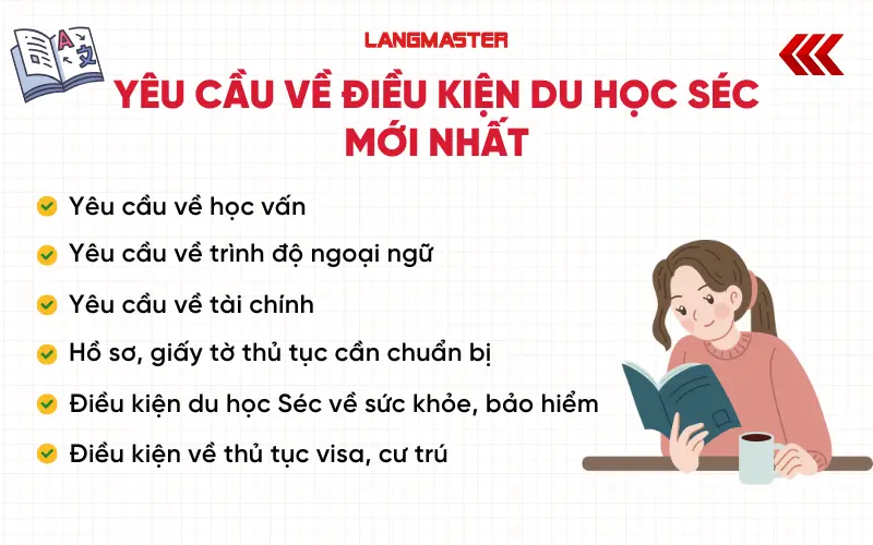 Yêu cầu về điều kiện du học Séc