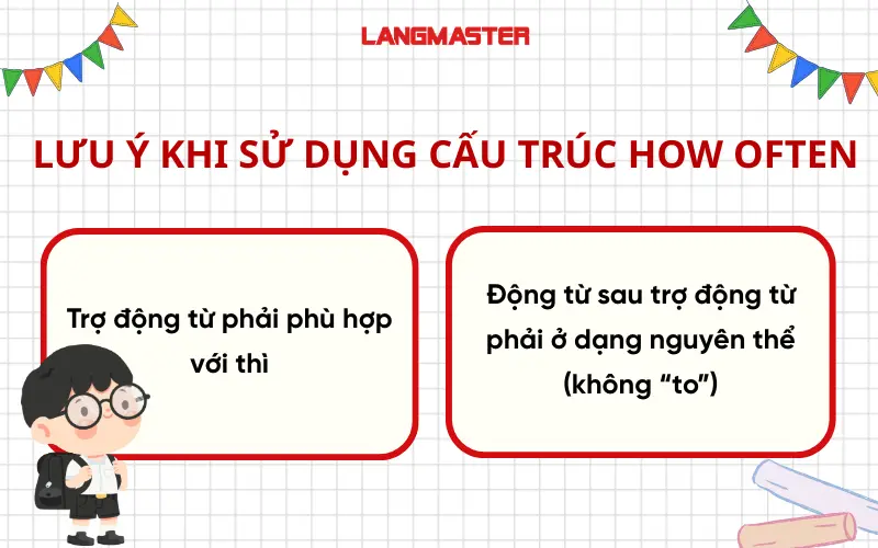Lưu ý khi sử dụng cấu trúc How often