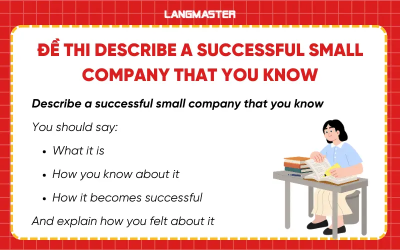 Đề thi Describe a successful small company that you know