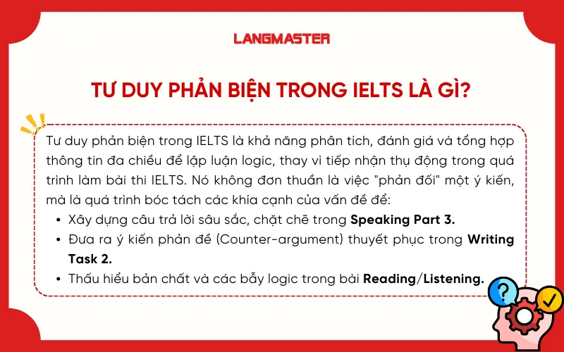 Tư duy phản biện trong IELTS (Critical Thinking) là gì?