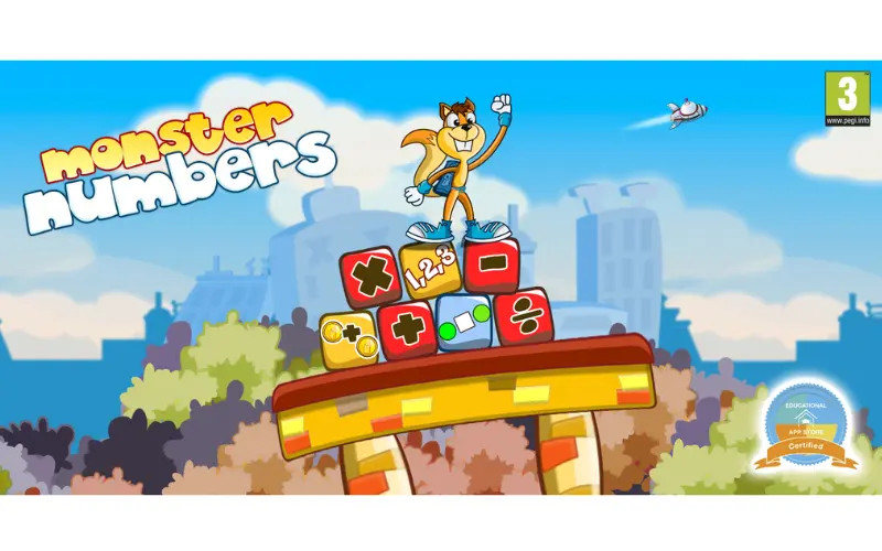 Game học tiếng Anh cho trẻ online - Monster Numbers