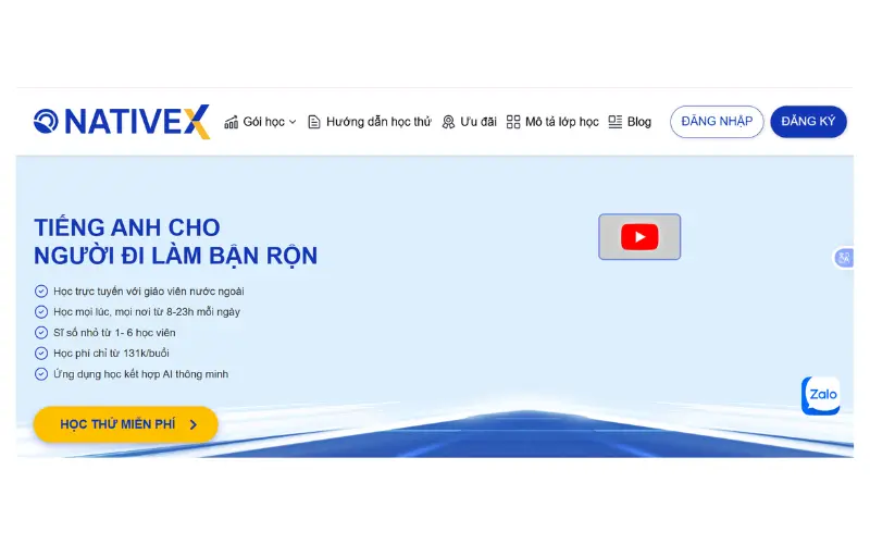 Khóa học tiếng Anh cho người mới bắt đầu - Native X