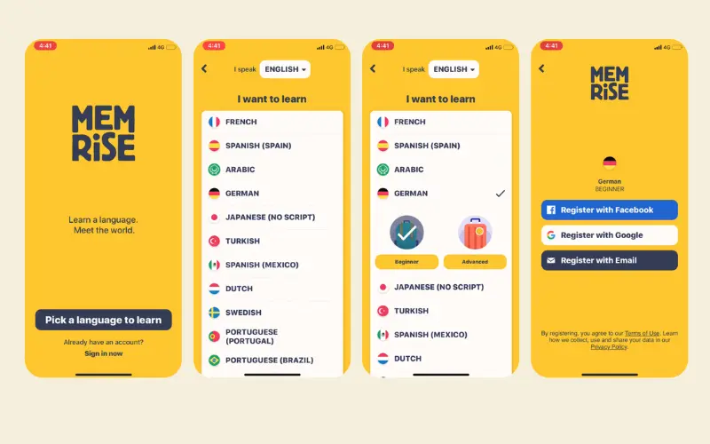 App học tiếng Anh cho người mới bắt đầu - Memrise