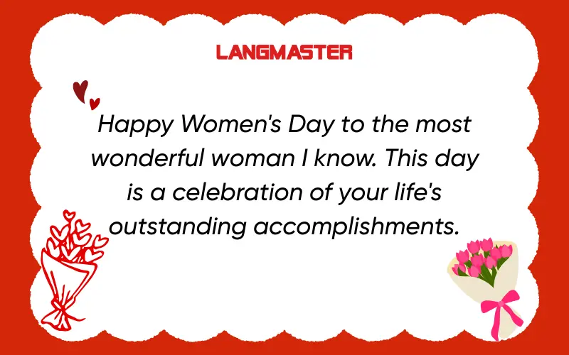 Lời chúc 8/3 bằng tiếng Anh hay nhất cho crush