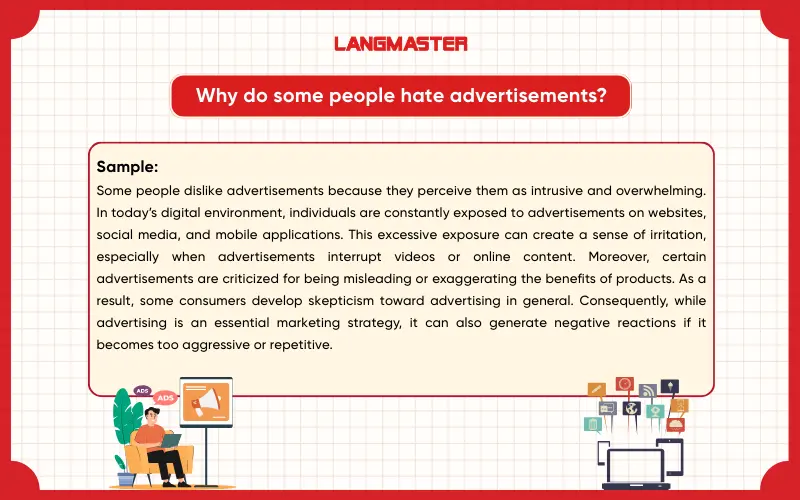 Why do some people hate advertisements? IELTS Speaking Part 3