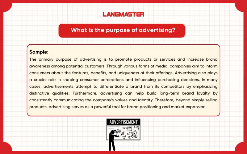 What is the purpose of advertising? IELTS Speaking Part 3