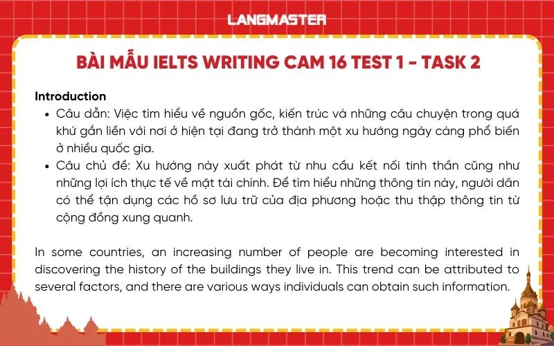 BÀI MẪU IELTS WRITING CAM 16 TEST 1 - TASK 2