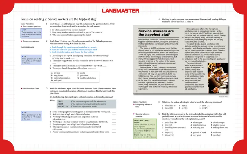 Cách học bộ sách Focus on IELTS Foundation - Workbook