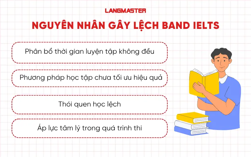 Nguyên nhân gây lệch band IELTS