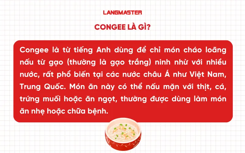 Congee là gì?
