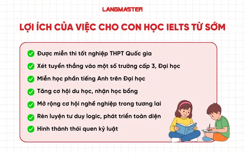 Lợi ích của việc cho con học IELTS từ sớm