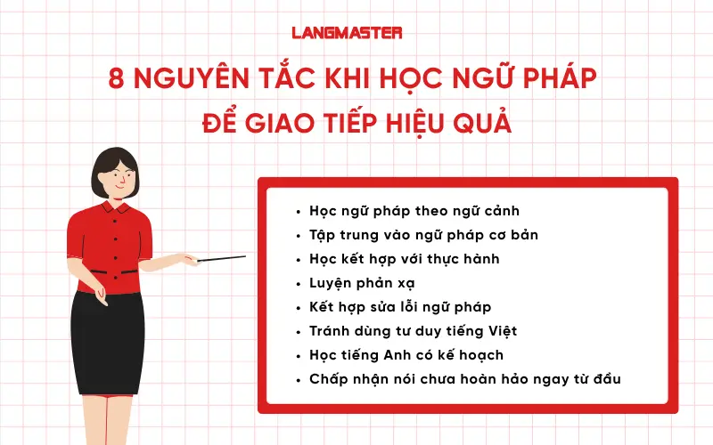 8 nguyên tắc khi học ngữ pháp để giao tiếp hiệu quả
