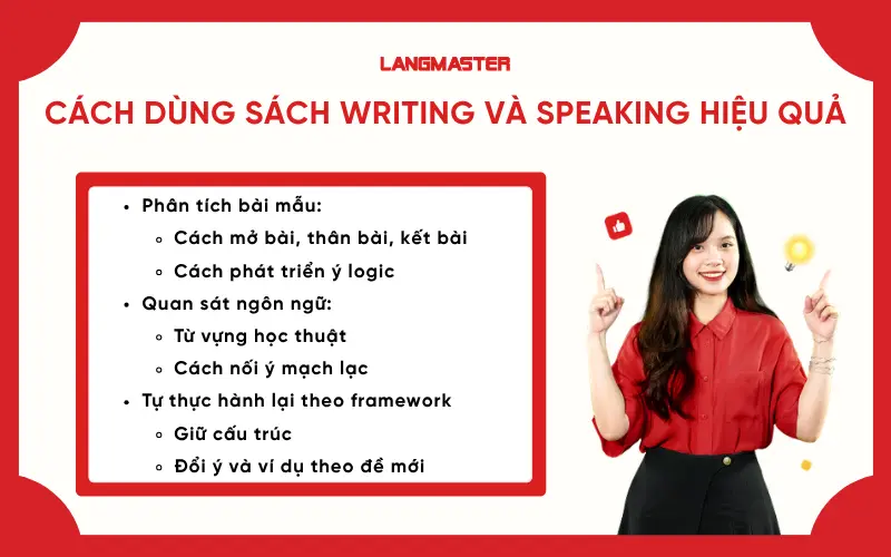 Cách dùng sách Writing và Speaking hiệu quả
