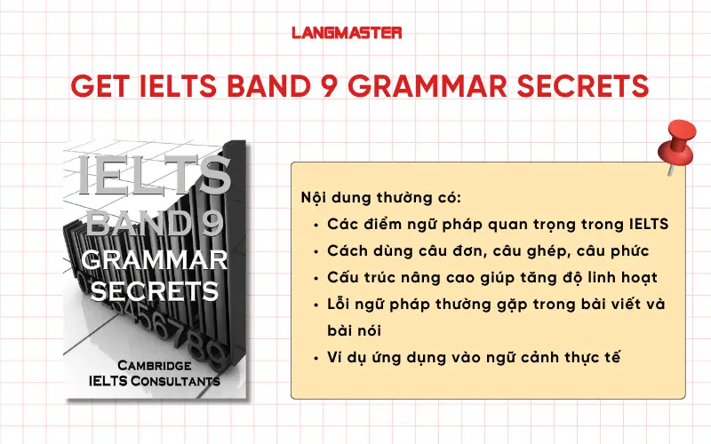 Get IELTS Band 9 Grammar Secrets