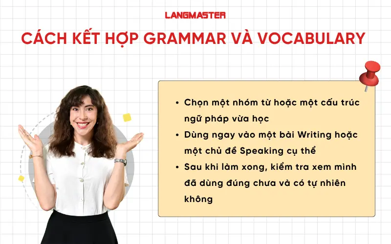 Cách kết hợp Grammar và Vocabulary vào luyện đề