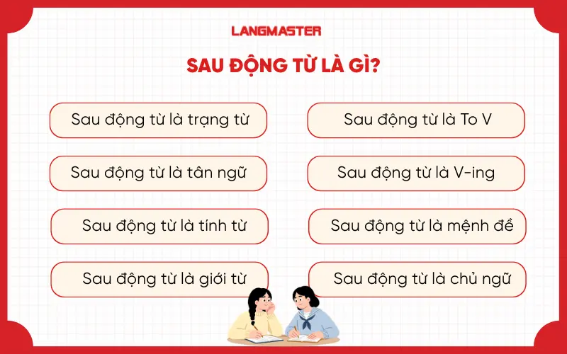 Sau động từ là gì?