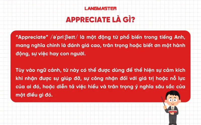 Appreciate là gì?