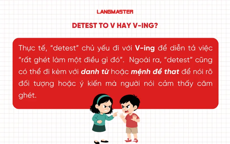 Detest to V hay Ving