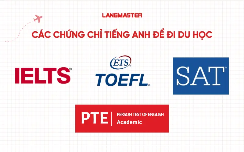 Các chứng chỉ tiếng Anh để đi du học 