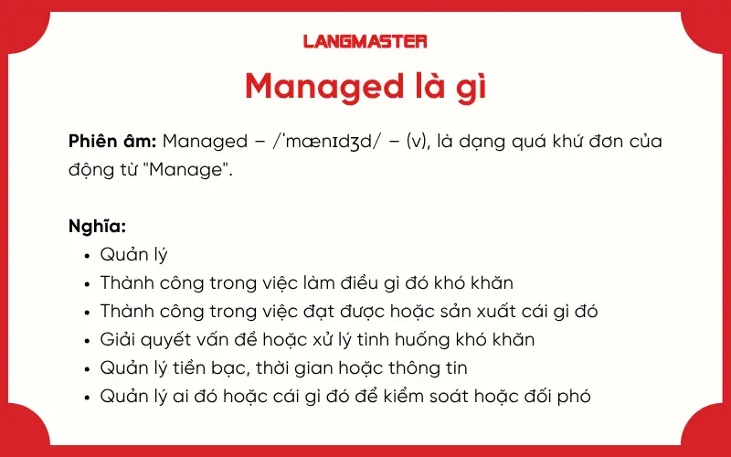 Managed là gì