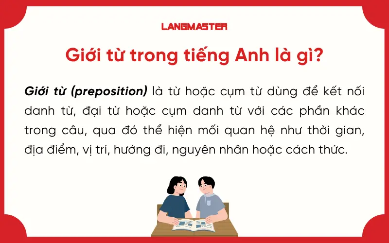 Giới từ trong tiếng Anh là gì?