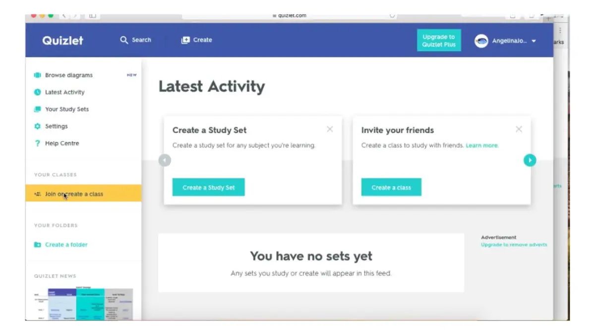 Website học từ vựng IELTS Quizlet