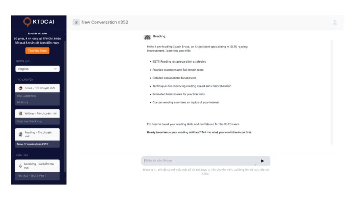 Website học từ vựng IELTS KTDC AI