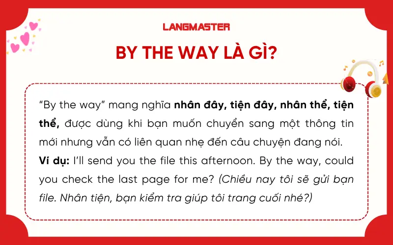 By the way là gì?