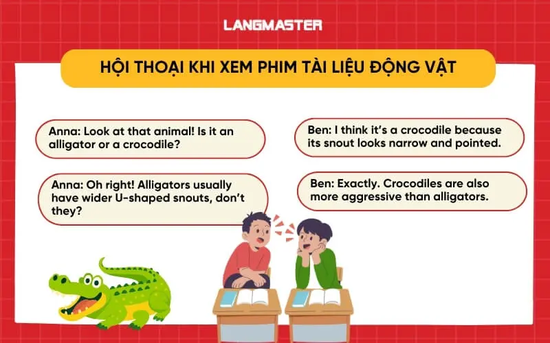 Hội thoại khi xem phim tài liệu động vật