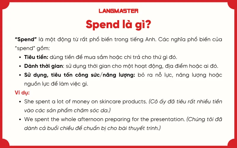 Spend là gì