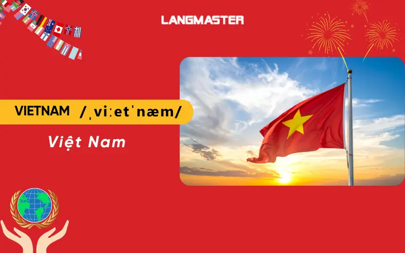 Tên các nước bằng tiếng Anh - Việt Nam