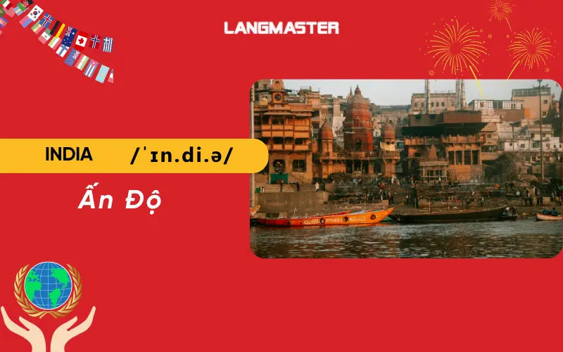 Tên các nước bằng tiếng Anh - India