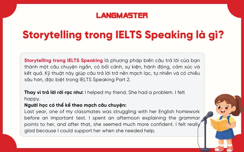 Storytelling trong IELTS Speaking là gì