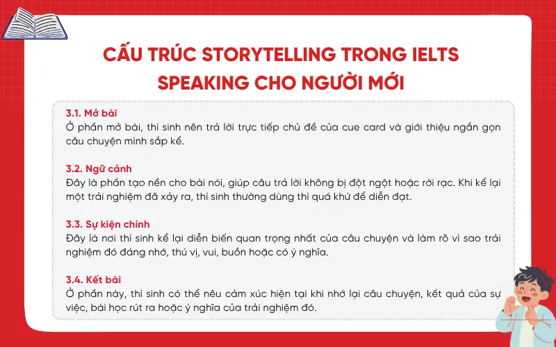 Cấu trúc storytelling trong IELTS Speaking cho người mới