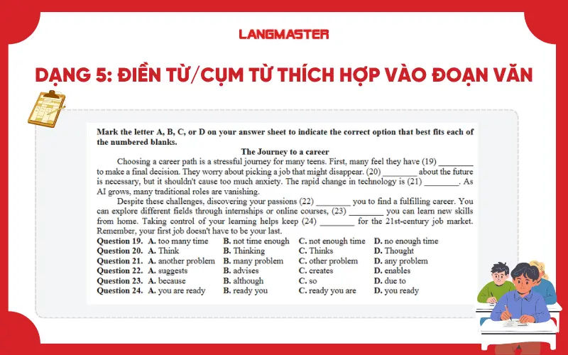 Dạng 4: Sắp xếp thứ tự câu thành đoạn văn hoàn chỉnh