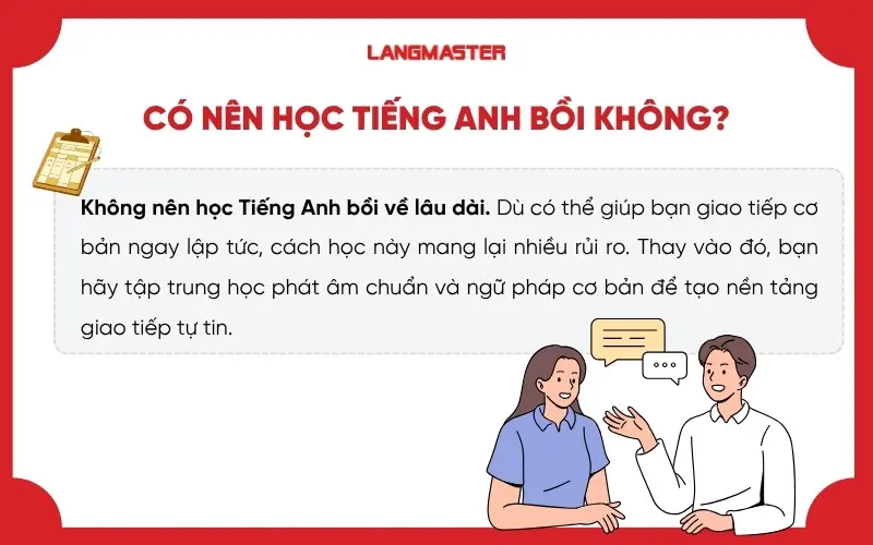 Có nên học Tiếng Anh bồi không