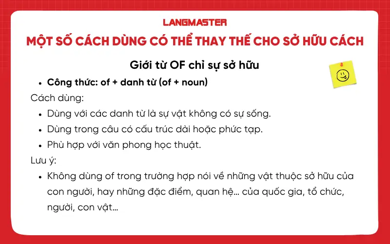 Dùng giới từ 