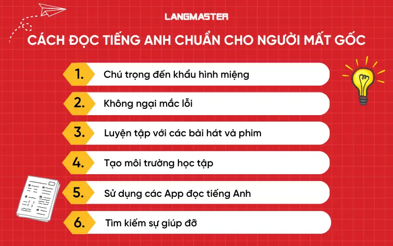 Cách đọc tiếng Anh chuẩn cho người mất gốc