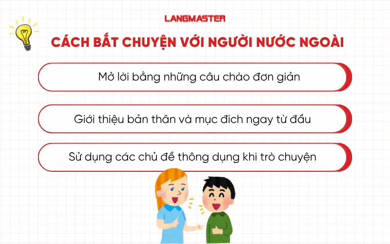 Cách bắt chuyện với người nước ngoài đơn giản, hiệu quả