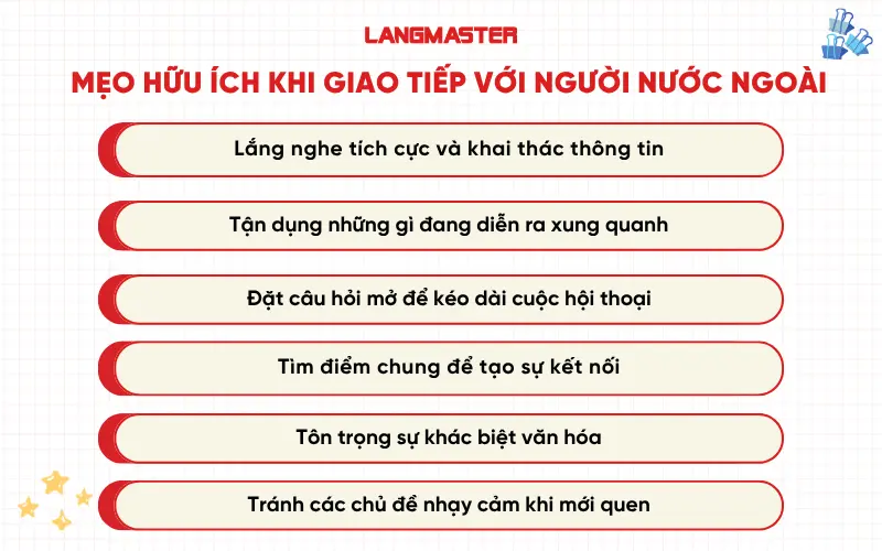 Những mẹo hữu ích khi giao tiếp với người nước ngoài