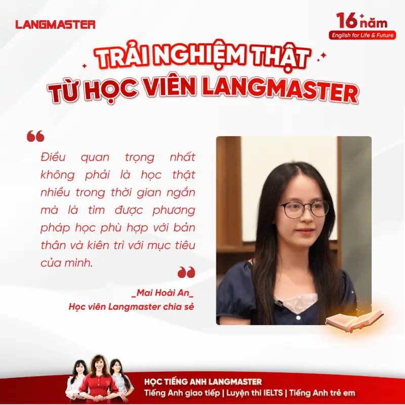 Chia sẻ từ học viên Mai Hoài An