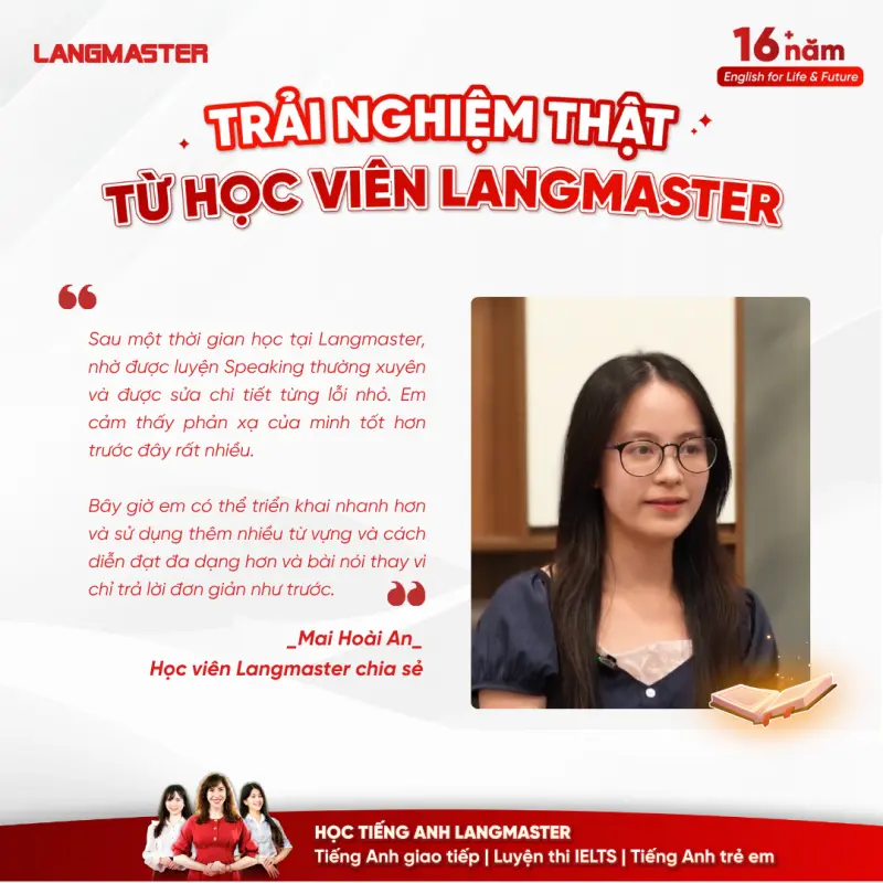 Review khoá học IELTS Online tại Langmster