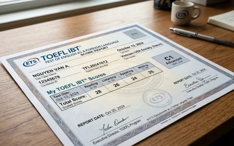 Chứng chỉ TOEFL