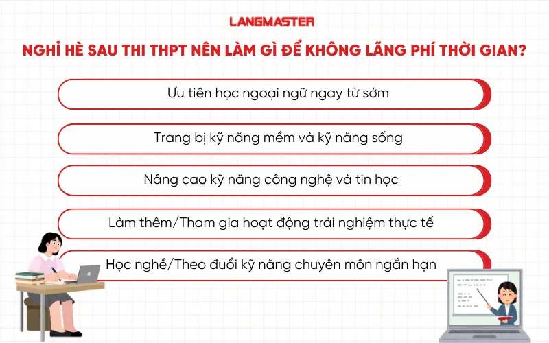 Nghỉ hè sau thi thpt nên làm gì